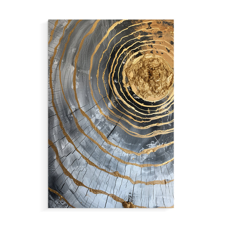 Série ABSTRACT CCLxxviii - Impression sur toile seulement - non encadrée, H 18 po x l 12 po