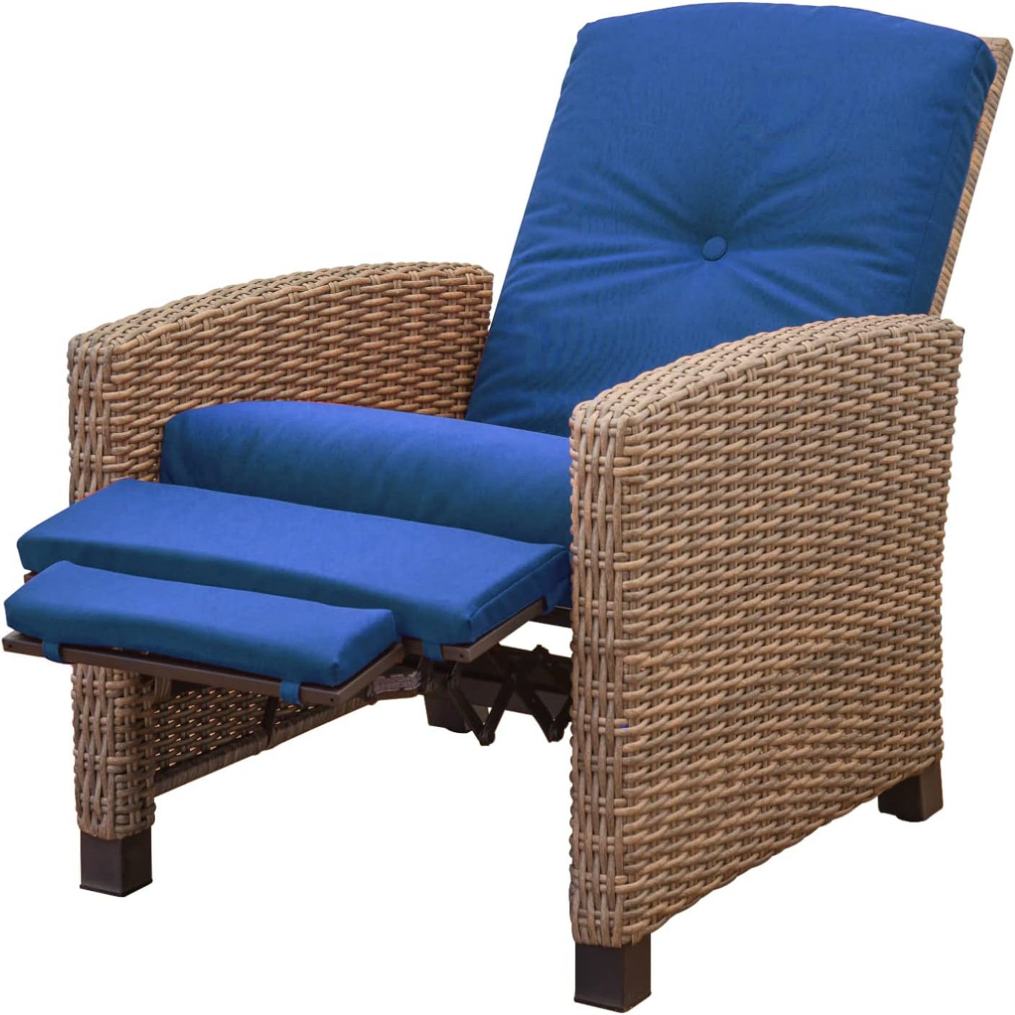 Lark Manor Pylesville Recliner Patio Chair with Cushions & Reviews