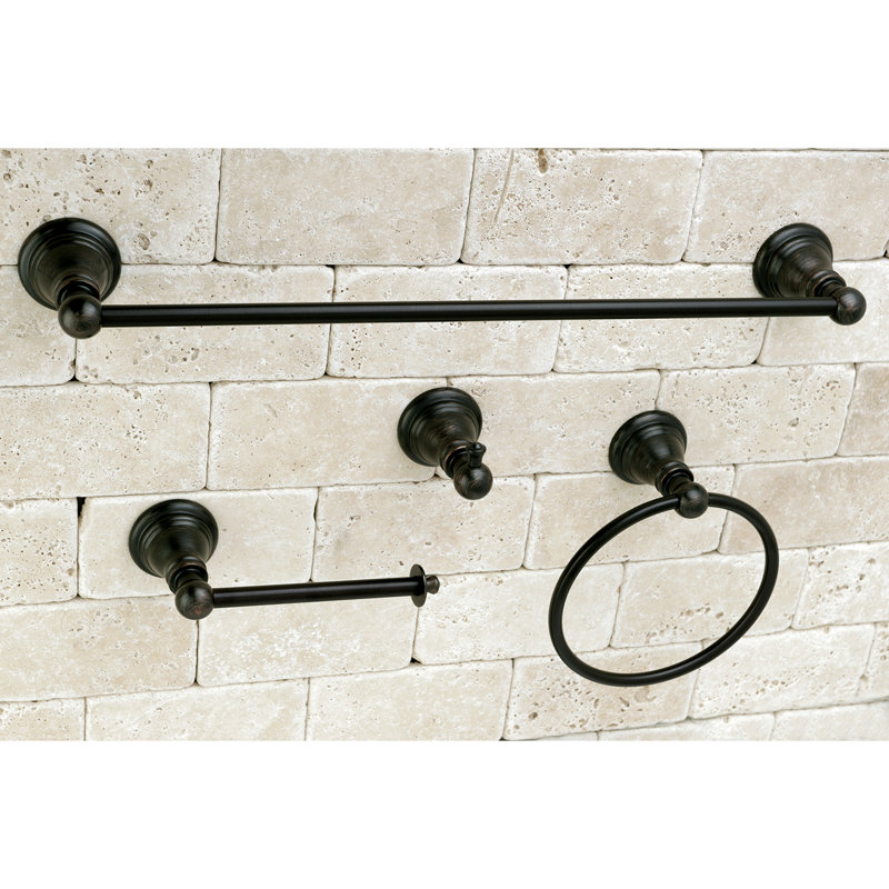American Classic 4 - Piece Bathroom Hardware Set, Oil Rubbed Bronze