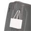 20 "/ 24" / 28 "3 pièces / ensemble de valise à roulettes en PP, valise de cabine, couleur assortie, cadenas à combinaison (gris argenté)
