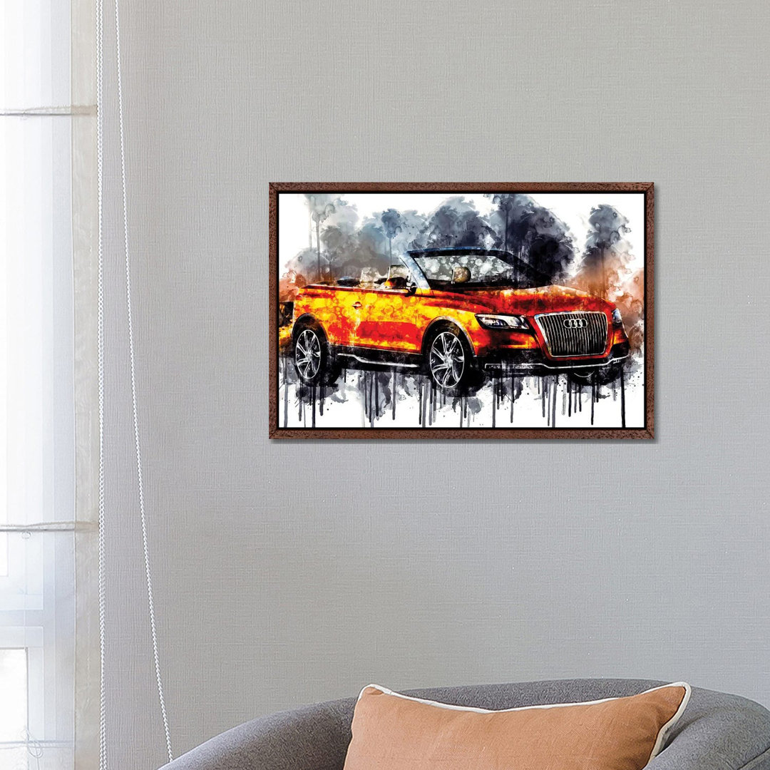 Auto Audi Cross Cabriolet Quattro von Sissy Angelastro - Gallery-Wrapped Canvas Giclée on Canvas