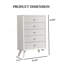 Commode de style contemporain 1pc