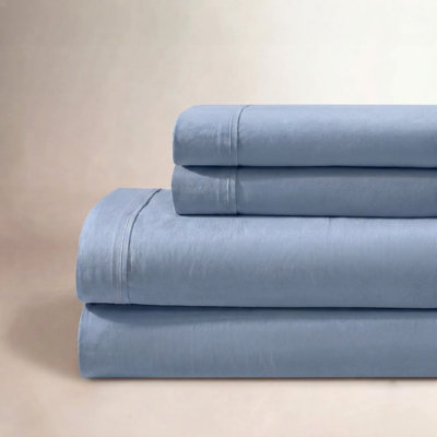 Calvin Klein Washed Cotton Percale Sheet Set