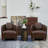 Clubhouse Genuine Leather Lounge Barrel Chair-113299282