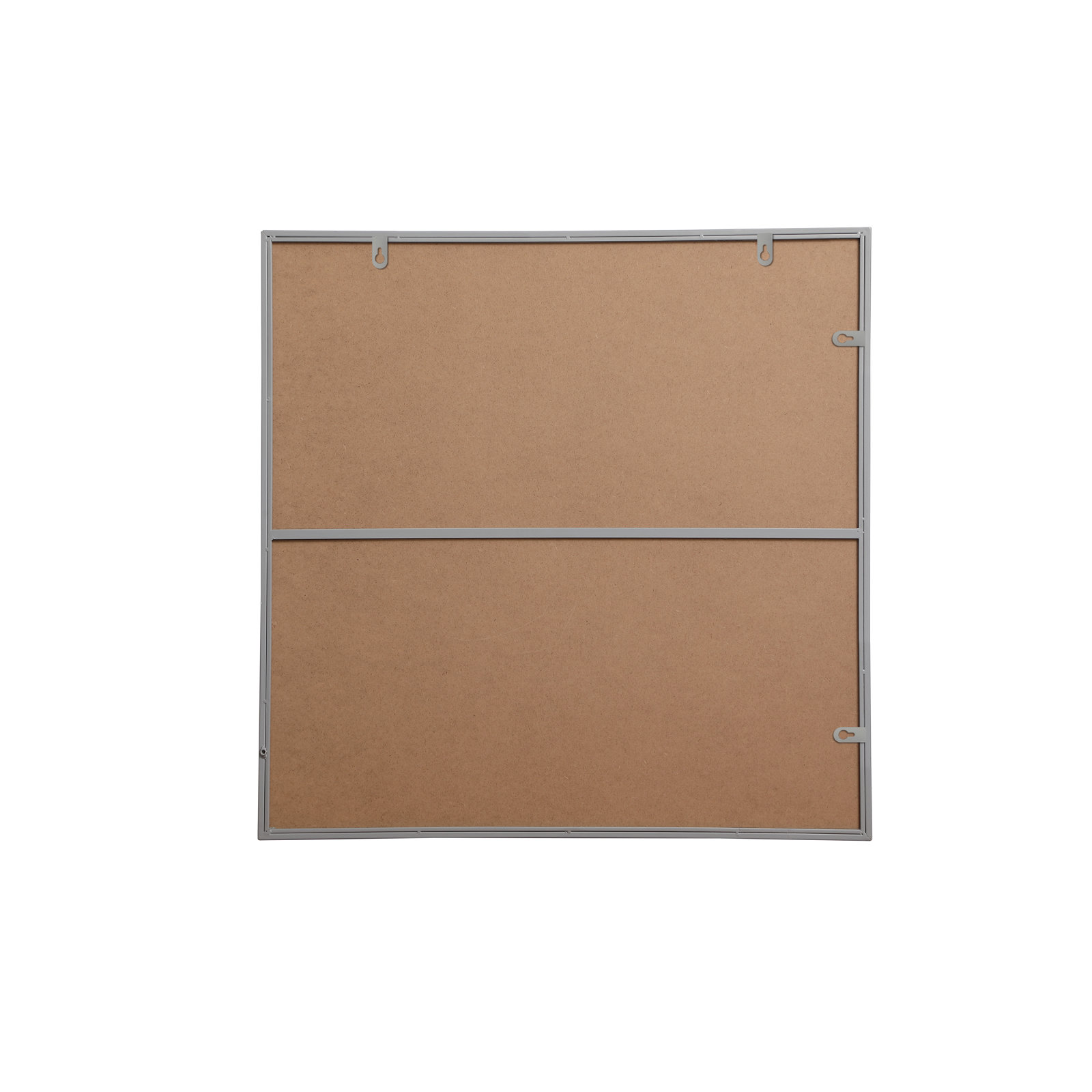 Sabine Metal Rectangle Wall Mirror, 36" x 36", Gray