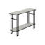 Table d'appoint rectangulaire, console avec tablette inférieure-1089747186