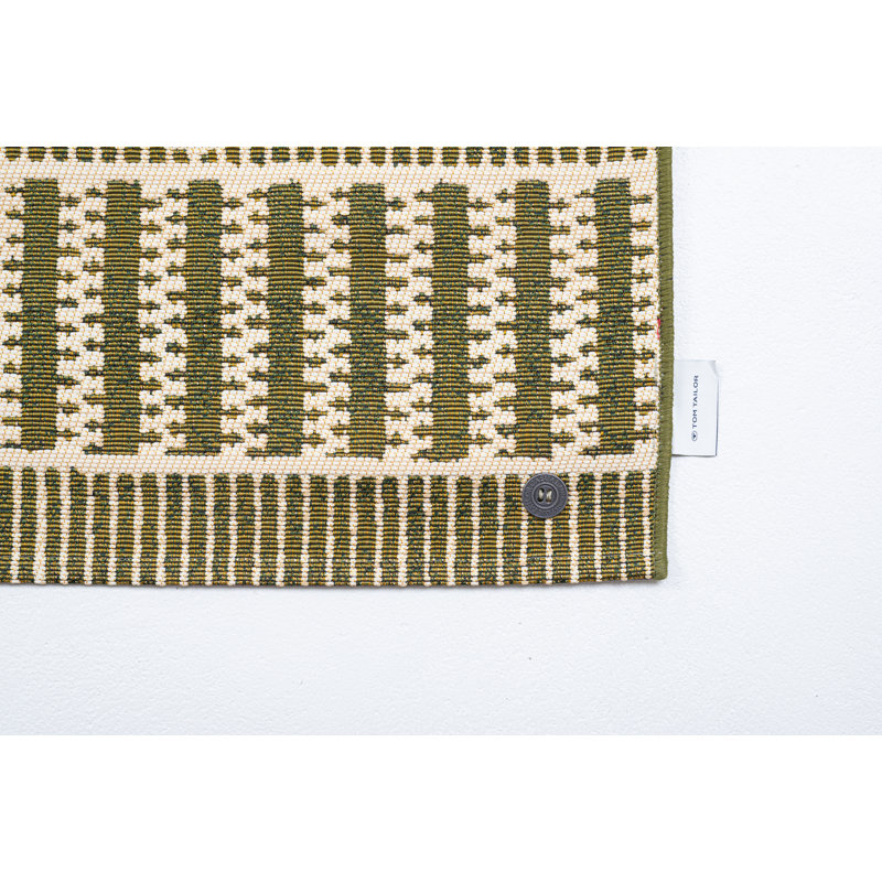 Geometric Hand Woven Indoor / Outdoor Area Rug, Rectangle 160 x 235cm