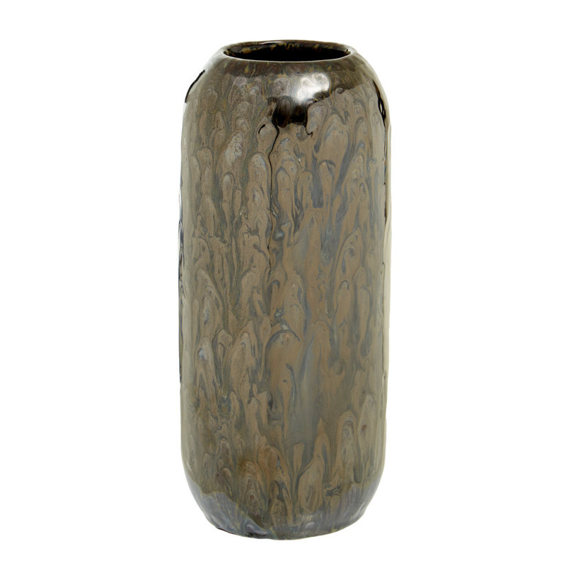 Zuriah Stoneware Table Vase, Blue