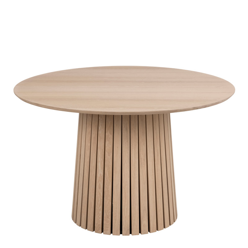 Manelle Round Dining Table, Natural