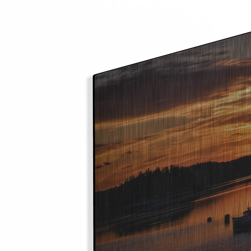 Mur en métal «Sailors Delight» par Rick Berk, H 12 po x l 16 po