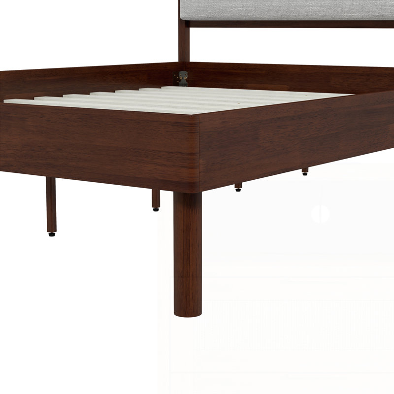 Wyller Rubberwood Platform Bed