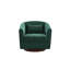 Fauteuil d'appoint pivotant rembourré