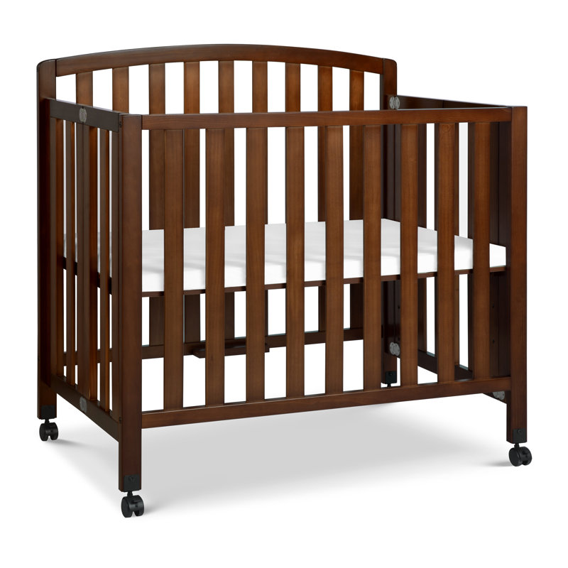 Dylan 3-in-1 Mini Convertible Portable Crib, Espresso