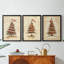 Christmas Holiday Art CDLVI - Toile tendue avec châssis sur mesure - 3 pièces-875276934-875276928