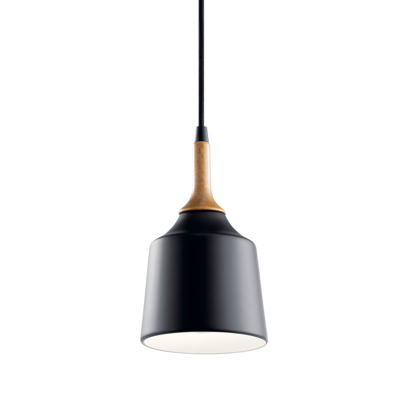 Luminaire suspendu en forme de cloche à 1 lumière Edmar