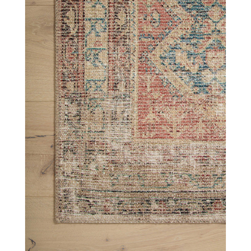 Aubrey Ocean and Spice Synthetic Runner Rug 2'-6" x 9'-6"
