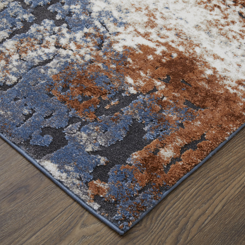 Rivah Performance Abstract Indoor Rug, Runner 2'-6" x 8'