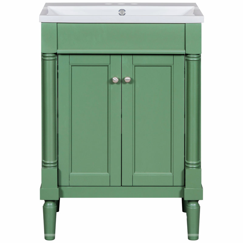 Rangement pour salle de bain Soula, Vert