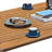 Linica 6 - Person Metal Patio Dining Set with Rectangular Table