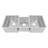 ZLINE 45 In. Breckenridge Undermount Triple Bowl Kitchen Sink with Bottom Grid-55693614