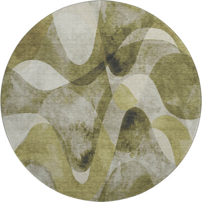 Mahenoor Area Rug with Non-Slip Backing
