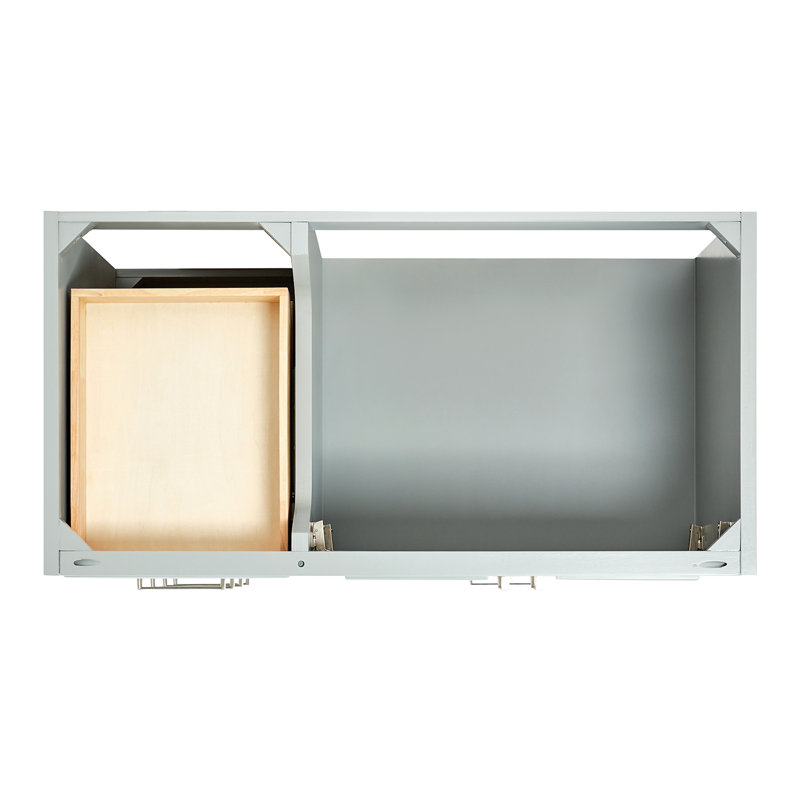 Stafford 42.75'' W Single Bathroom Vanity Base, Gray