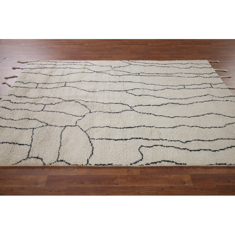 Tapis moderne marocain indien 5 x 8
