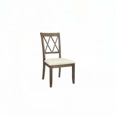 Chaise rembourrée avec pieds en bois