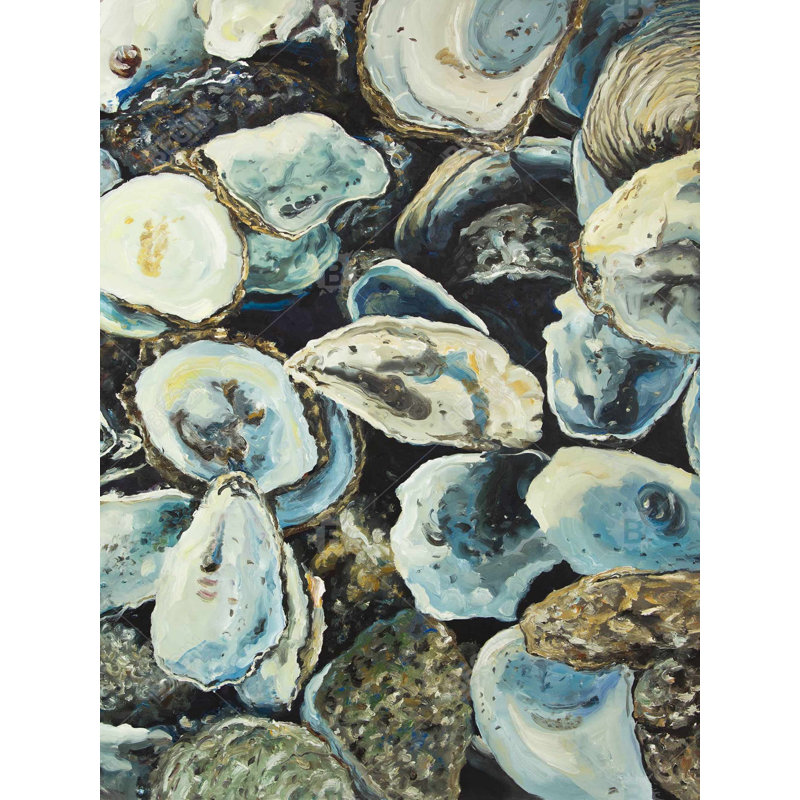 Oyster Shells - Gastronomy Marine Canvas for Home Decor