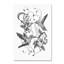« colibris », reproduction d’art sur toile tendue-22076931