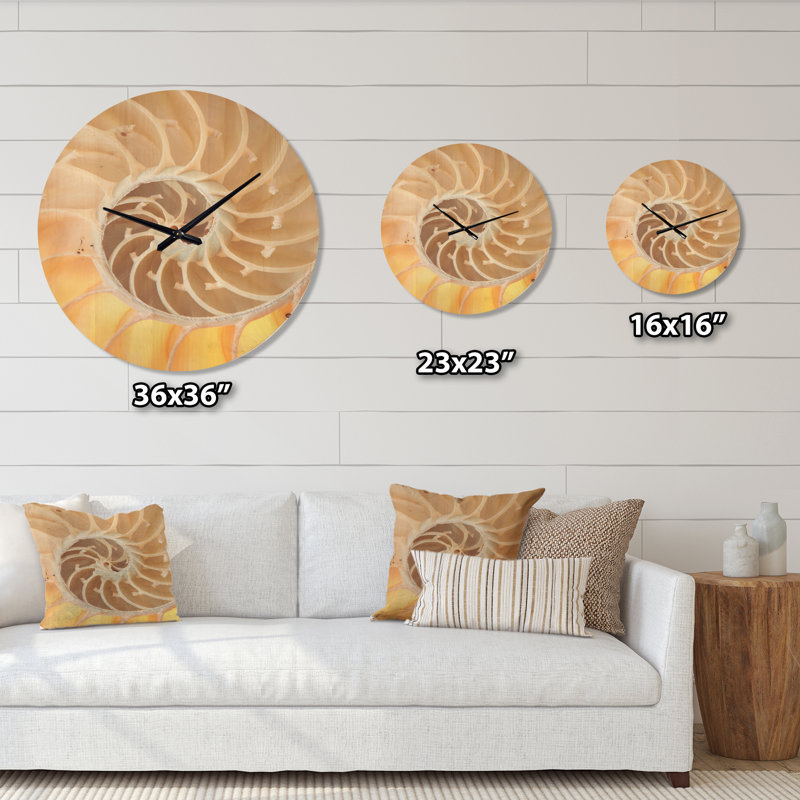 Horloge murale Nautilus, Très grand