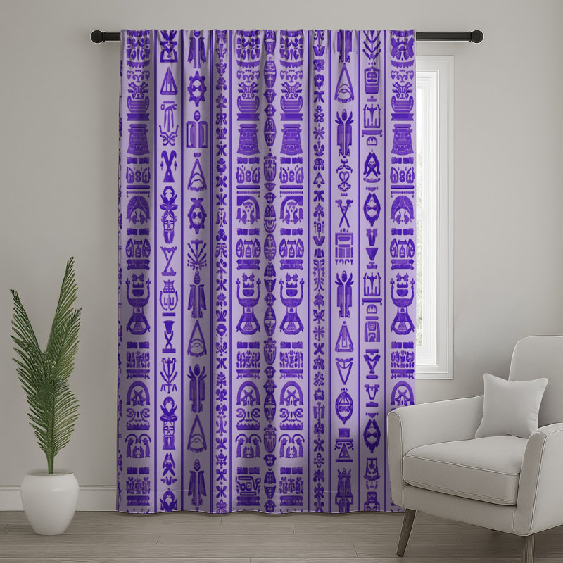 Rideaux de fenêtre mauve, Blockout, 50 po x 92 po - 1 panneau