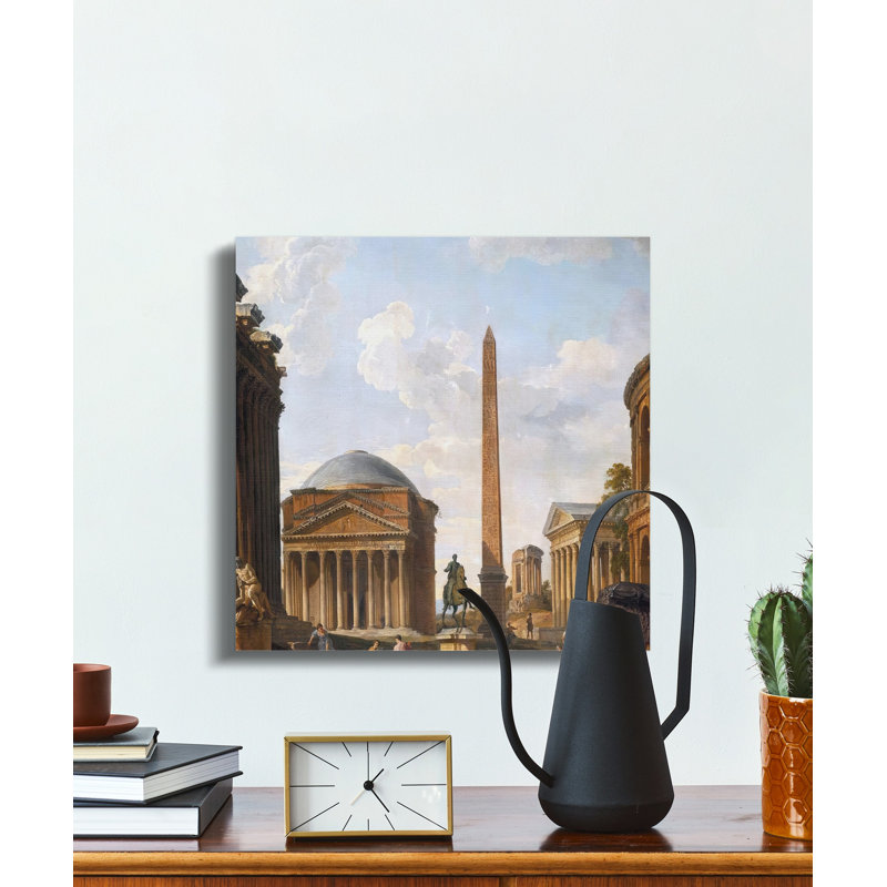 Pitman Wrapped Canvas Print Set, 16x16