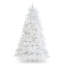 The Holiday Aisle® Dunhill Fir White Tree with Clear Lights-490692064