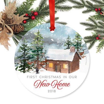 3.5 " Handmade Christmas Phrases Bauble