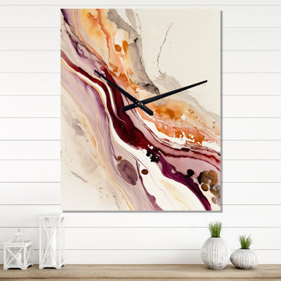 Encounters At Redend Point II Wall Clock