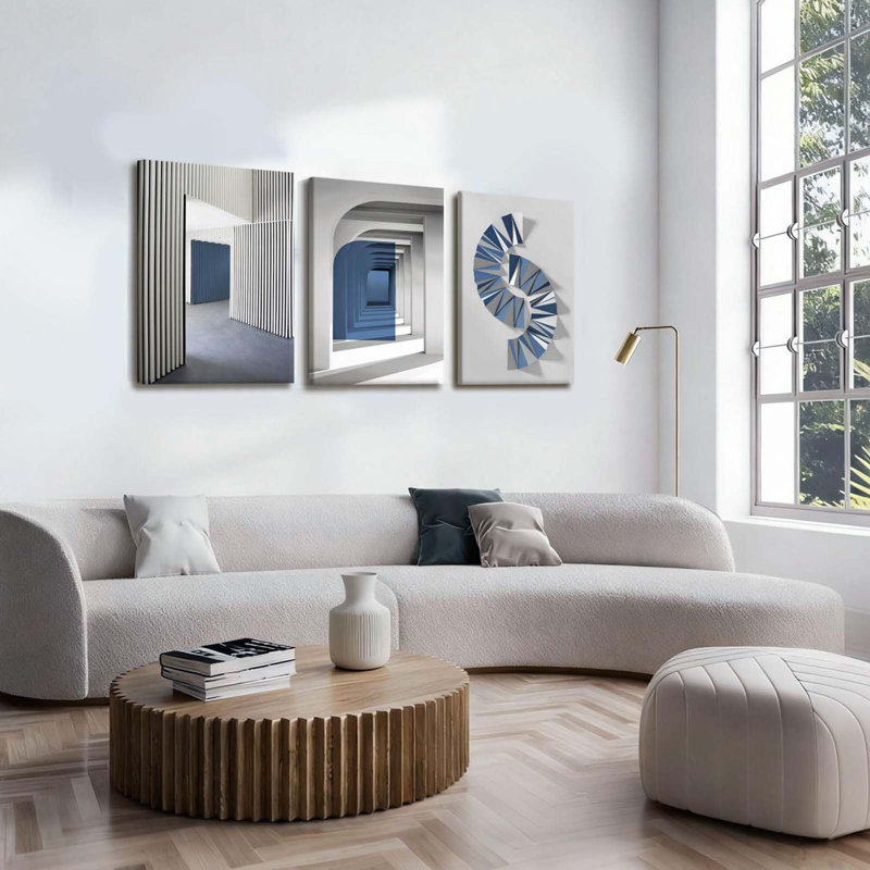 3 Piece Wrapped Canvas Wall Art