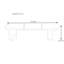 Banc de rangement en cuir clair-100479307