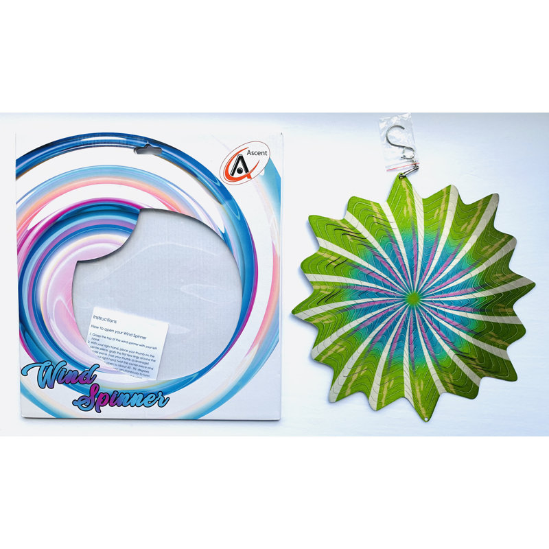 Shubhada Weather Resistant Metal Abstract Rotator