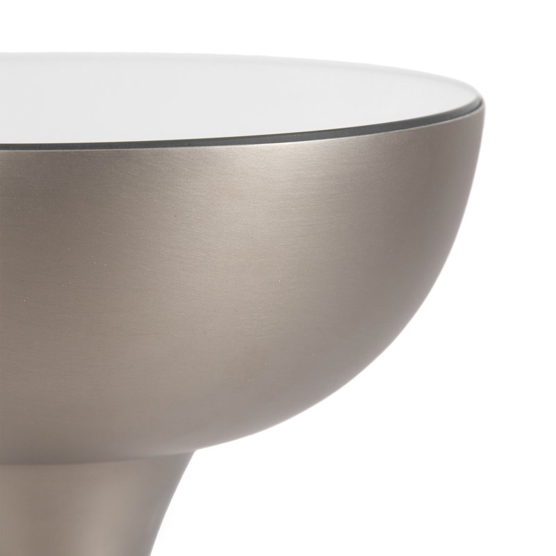 Estaban Tray Top End Table, Silver