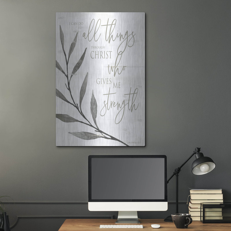 «I Can Do All Things Through Christ» par Cindy Jacobs, H 36 po x l 24 po