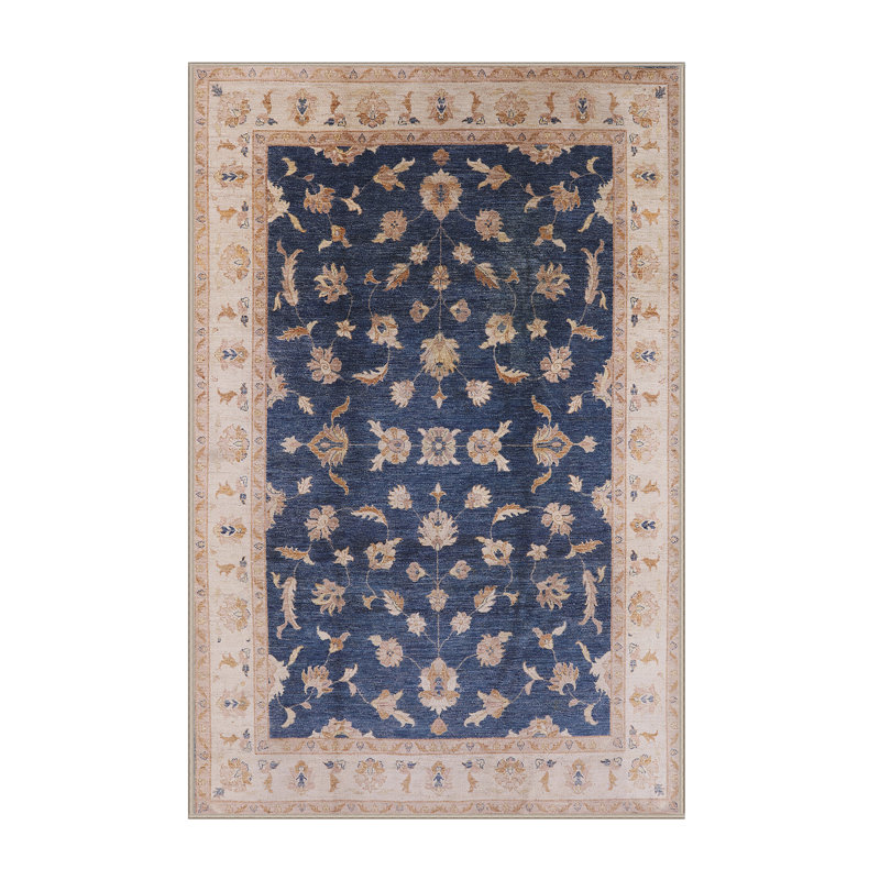 Tapis oriental brun / bleu Mannheim, Rectangle 5 pi x 8 pi
