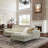 Ladonnia Gray Genuine Leather Sectional, L-Shaped Sofa with Adjustable Headrests,Leather Sofa with Right Hand Facing Chaise - Modern Classic Style-679581649-679677572