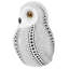  Helmville Dotted White Owl Sculpture For Home Decor-1689406062