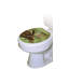 Adhésif décoratif pour siège de toilette Moose Lodge-14732063