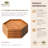 Wood 4 Piece Coaster Set