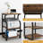 29.5'' H x 20" W Printer Stand With Adjustable Storage Shelf,Utility Cart-124959648
