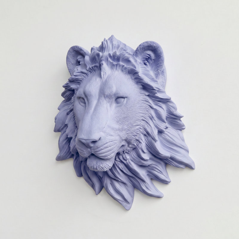 Mini décoration murale mini lion, Lavande