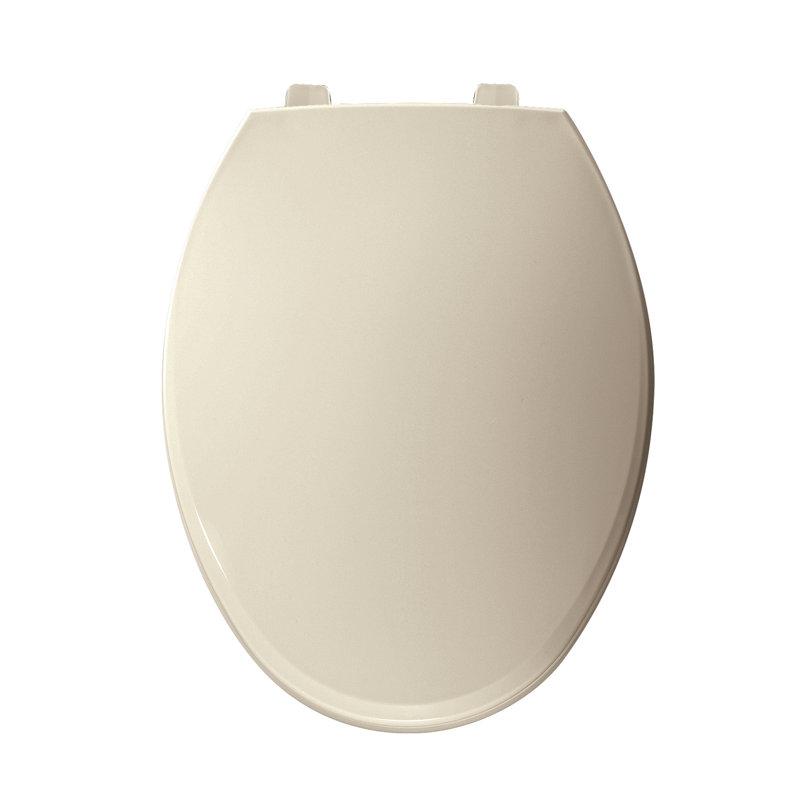 Elongated Toilet Seat and Lid, Check Hinge, White