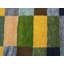 Tapis multicolore à carreaux indo-gabbeh tribal 6 x 8